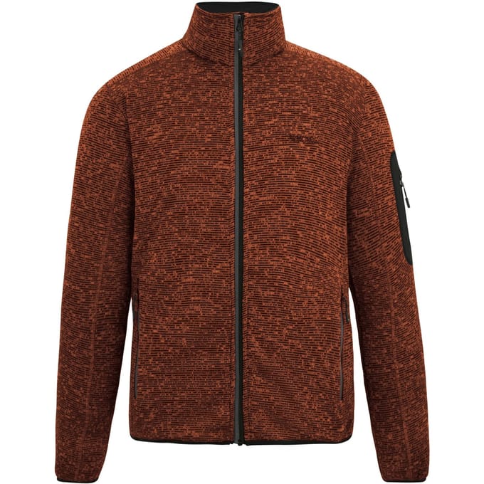 Regatta Heren Newhill Marl Full Zip Fleecejack (Baksteen)