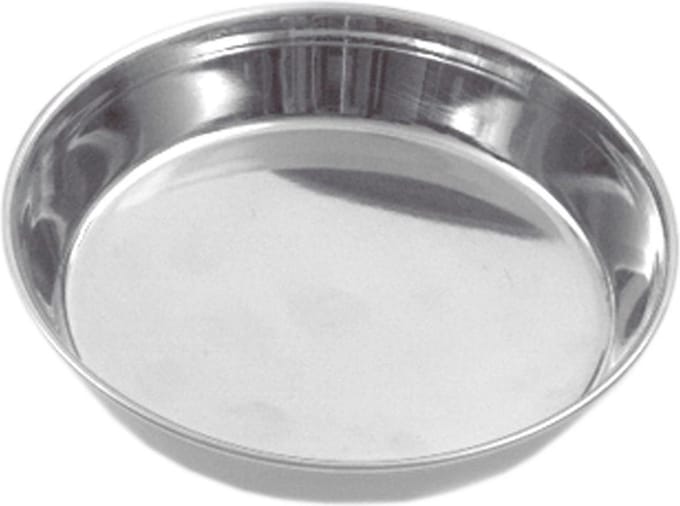 Flamingo Kattenvoerbak Basic - 12 cm - Zilver