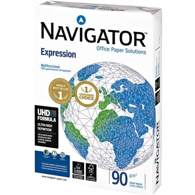 Kopieerpapier Navigator Expression A4 90gr wit 500 vel