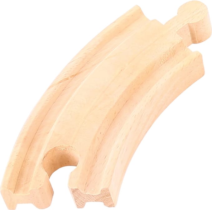 Bigjigs Wooden Rails - Short Bends 4 pcs.