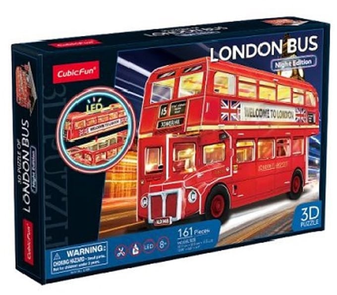 Puzzle 3D Londyński autobus