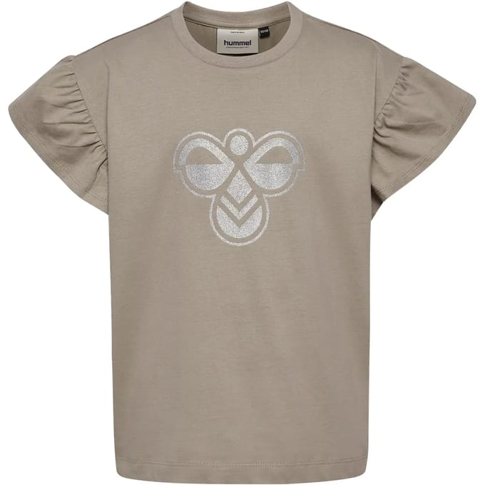 Hummel kinder-T-shirt Hmljr Ruffle Ss Big Bee 233879