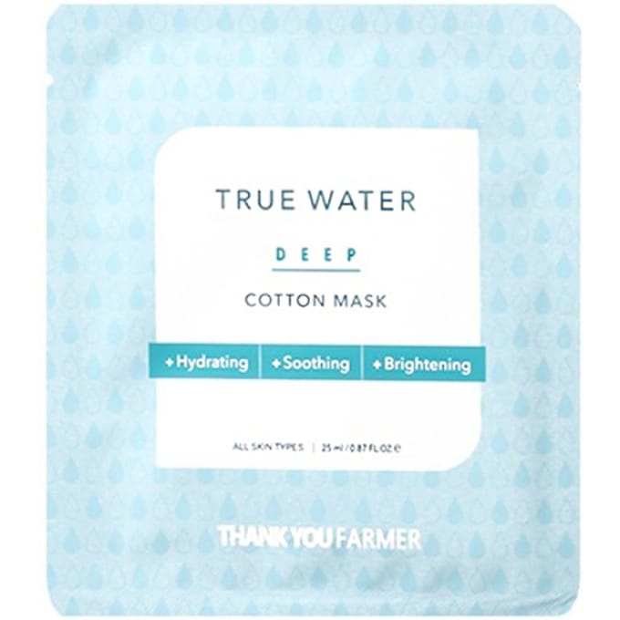 [Deal] THANK YOU FARMER - True Water Deep Cotton Mask - 1stuk