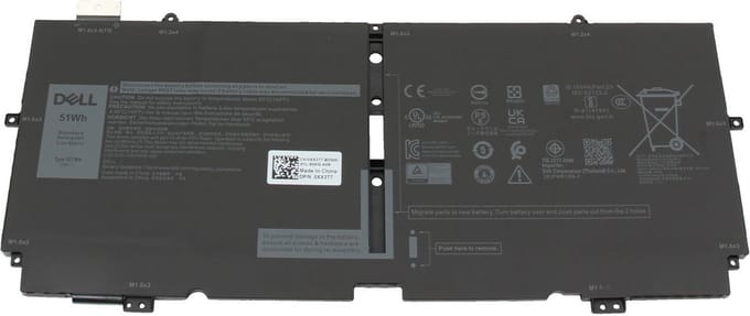 Dell XX3T7 Batterij - 51Wh