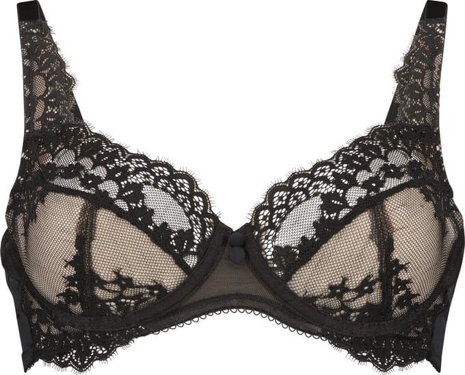 Hunkemöller Daisy uf zwart - maat 80C