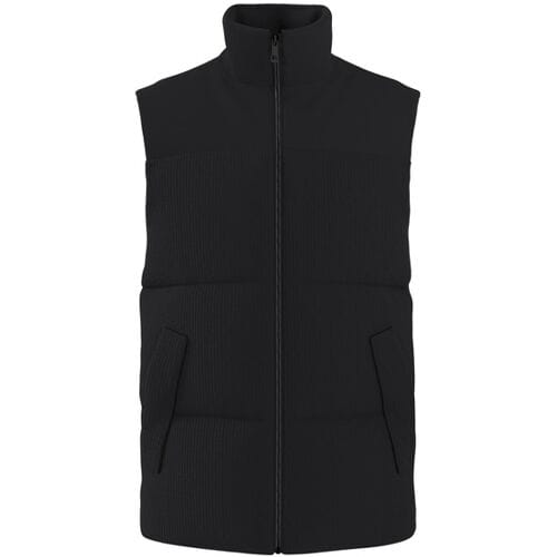 ESMARA MEN Heren corduroy bodywarmer (Zwart, S)