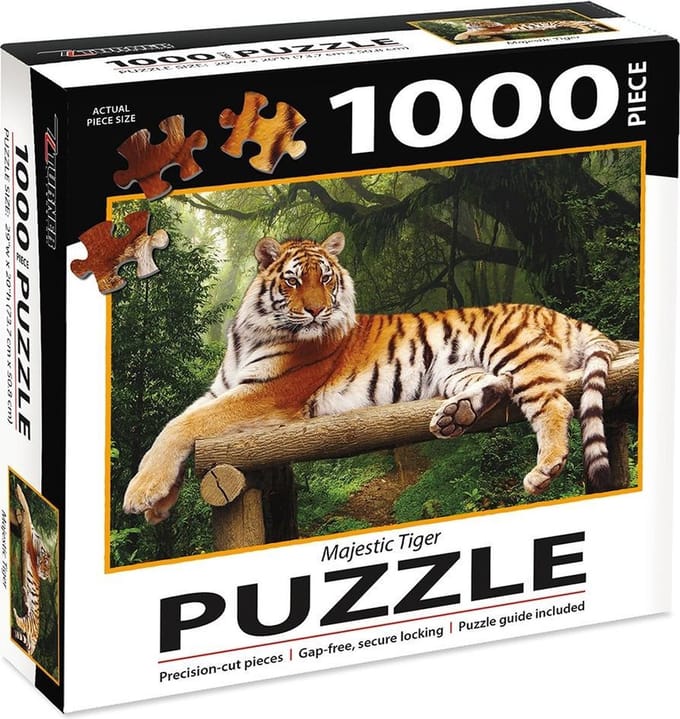 Majestic Tiger Puzzel - 1000 st