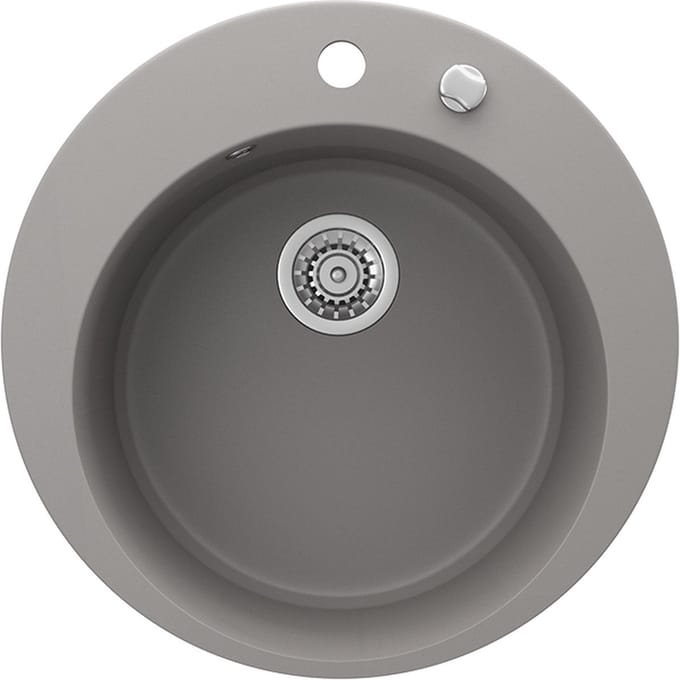 Bergström Spoelbak – 50.5 x 50.5 cm Rond Beton
