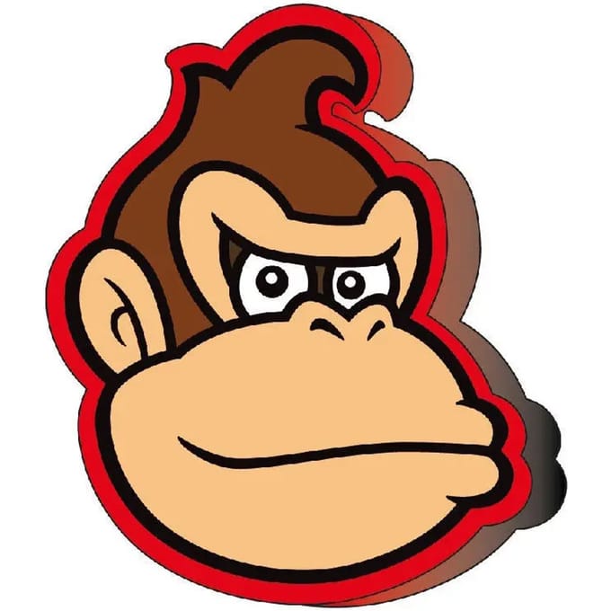 3d kussen Nintendo Super Mario Bros Donkey Kong