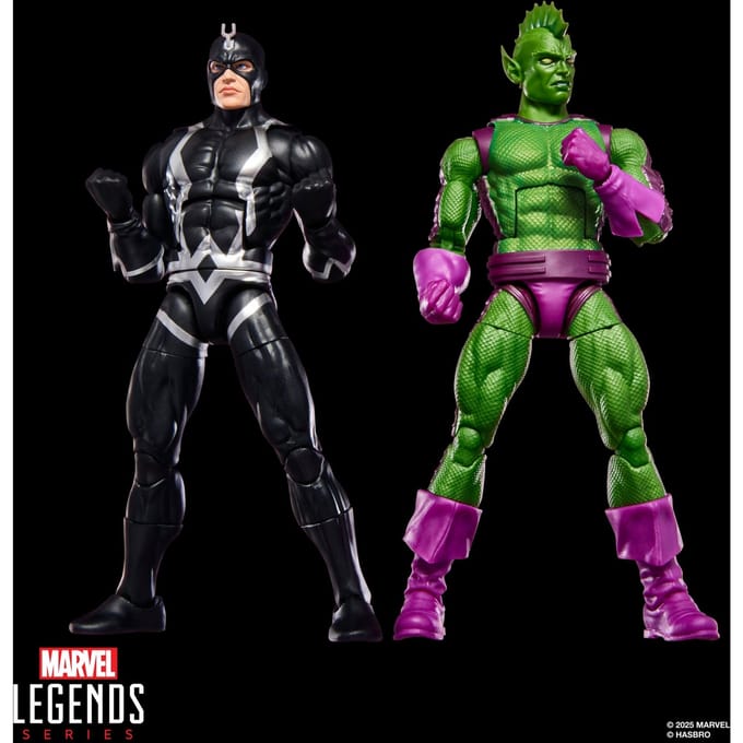 Hasbro Inhumans Marvel Legends Action Figure 2-Pack Black Bolt & Marvel's Triton 15 cm Action Figuur