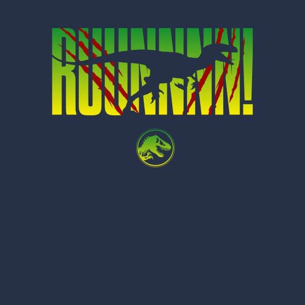 Jurassic Park Run! Women's T-Shirt - Navy - S