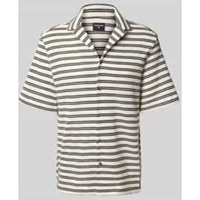 Regular fit vrijetijdsoverhemd met all-over motief, model 'CLIRO'