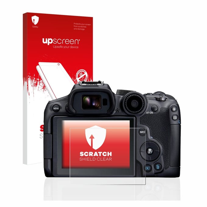upscreen - Screenprotector voor Canon EOS R7 - Folie Beschermfolie transparant