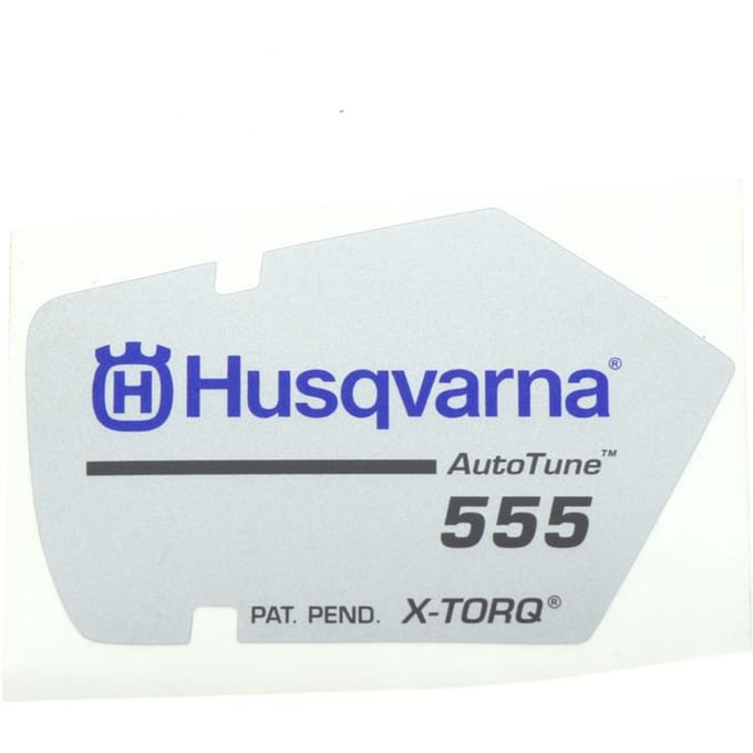Husqvarna 555 starterkap sticker