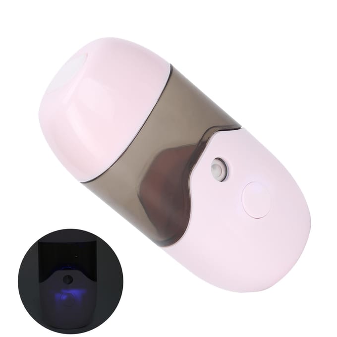 50ml Draagbare Nevelspuit Hydraterend Hydraterend Draagbaar USB Oplaadbare Nevelspuit gray