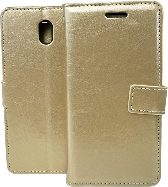 Bookcase Geschikt voor: Nokia 2.2 - Goud - portemonnee hoesje