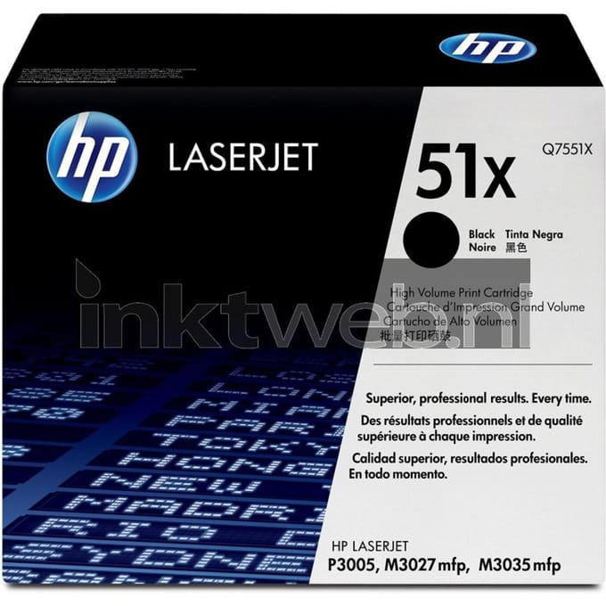 HP 51X zwart (Origineel Hoge Capaciteit)