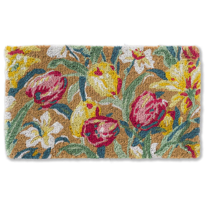 Laura Ashley Doormat Tulips China Blue 82218 - 40 x 70 cm