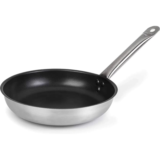 Roestvrijstalen koekenpan met antiaanbaklaag Lacor 32 cm