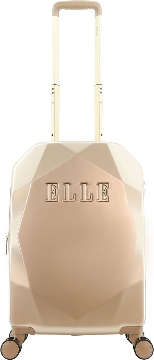ELLE Diamond Harde Handbagage Koffer 56.5 cm - Small - Taupe - Taupe / Small