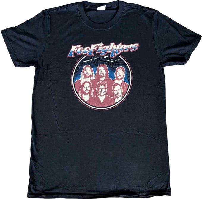 Foo Fighters - Classic Photo Heren T-shirt - S - Zwart