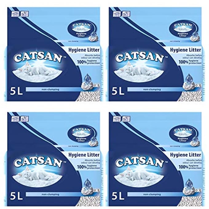 Kattenbakvulling 4 x 5 l voor optimale hygiëne