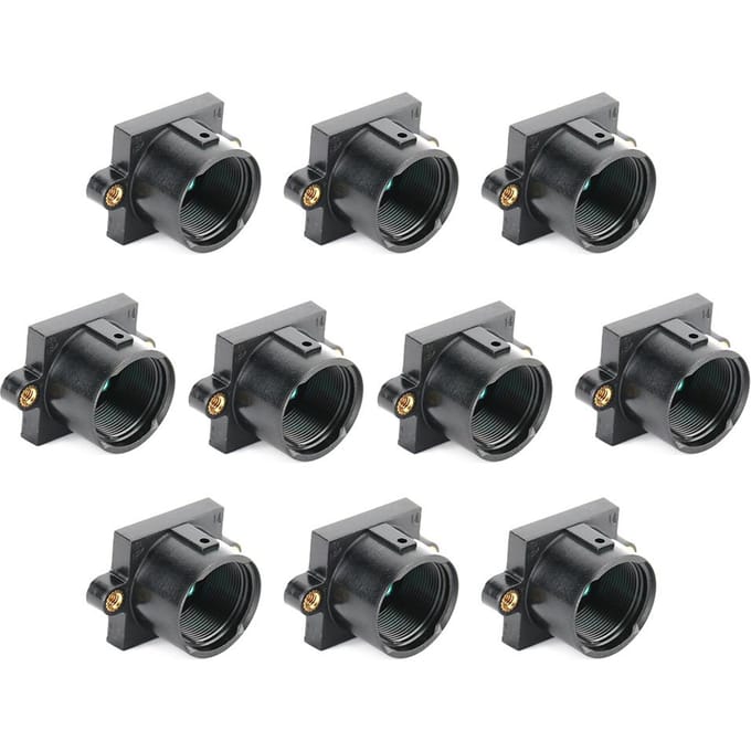 10pcs ABS Support Adaptateur Support de Monture d'Objectif de Caméra M12x0.5 avec Filtre black