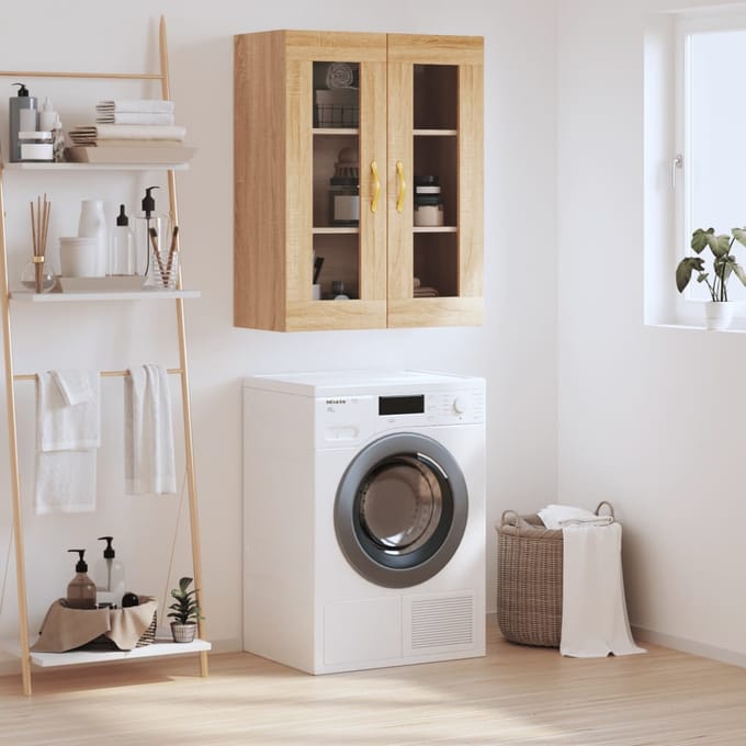 vidaXL - Wandkast - 69,5x34x90 - cm - sonoma - eikenkleurig
