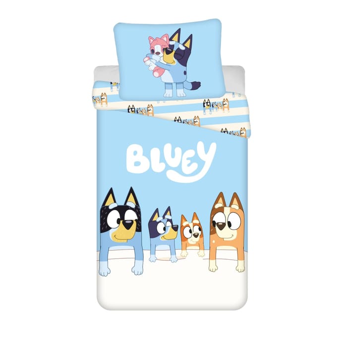 Bluey Dekbedovertrek Sleep 140 x 200 cm - katoen