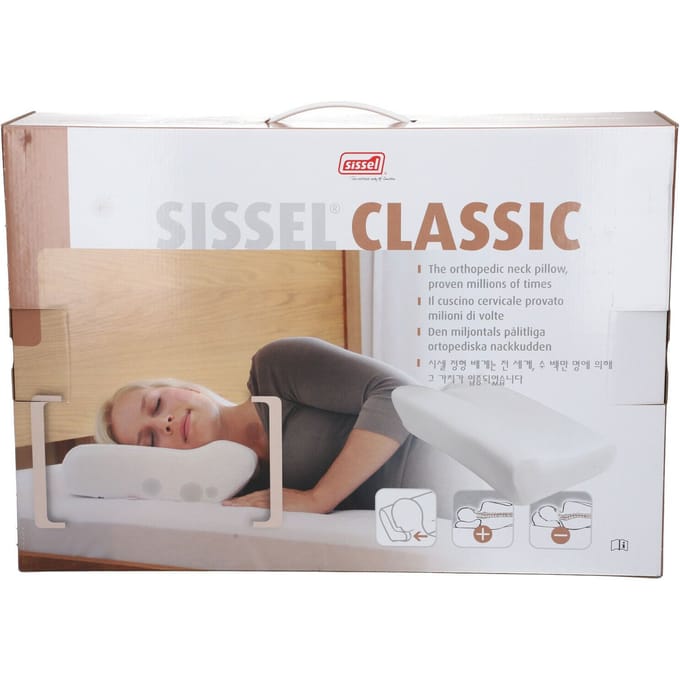 Sissel Orthopedisch nekkussen Classic 47x33x14 cm wit SIS-110.004