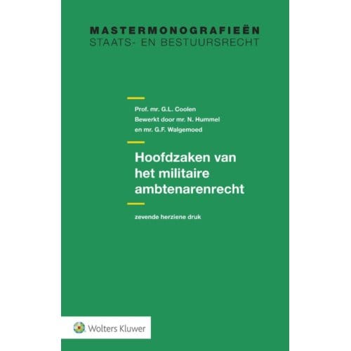 Hoofdzaken Van Het Militaire Ambtenarenrecht