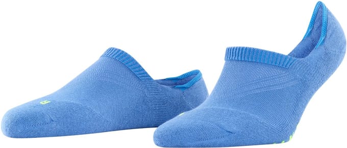 FALKE Cool Kick onzichtbar eenkleurig functioneel materiaal footies dames blauw - maat 35-36