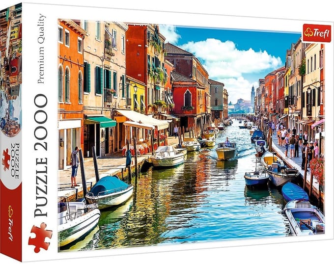 Trefl - Wyspa Murano - 2000 Stukjes Puzzel - Hoge Kwaliteit - Ecologisch