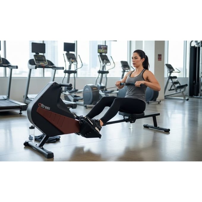 Roei-apparaat voor thuis: Scandinavische Roeitrainer O Fitness