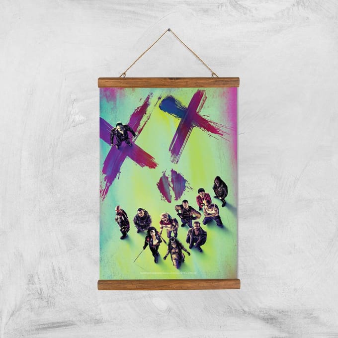 DC Suicide Squad Giclee Art Print - A3 - Wooden Hanger