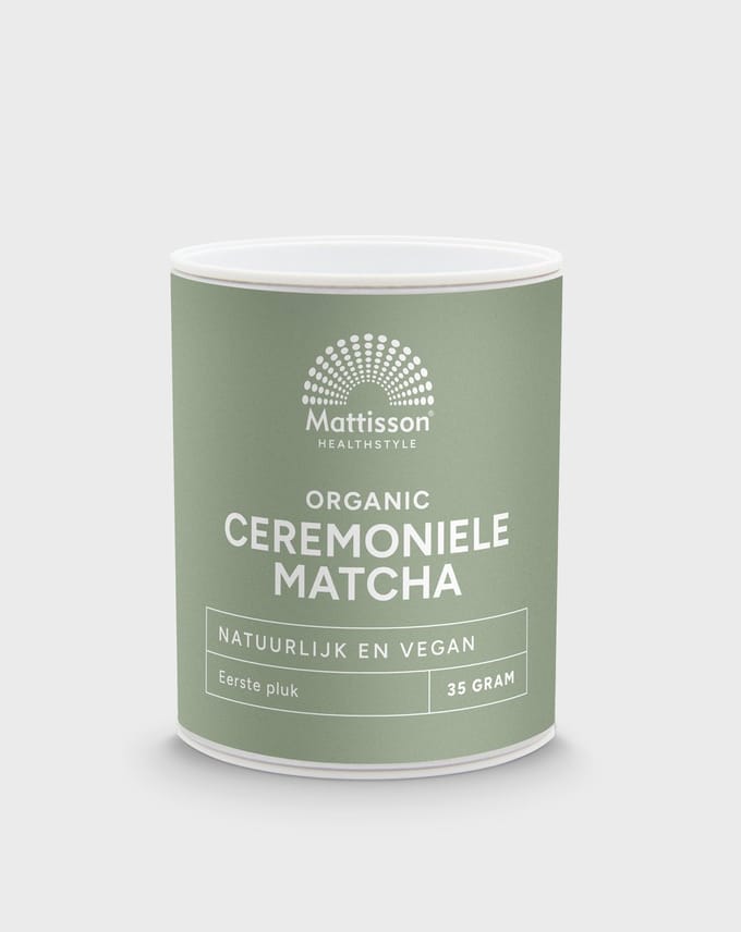 Mattisson - Biologisch Matcha Ceremonie poeder - 35 gram