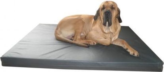 Topmast Gezondheidsmatras 125x90cm Leatherlook Antraciet