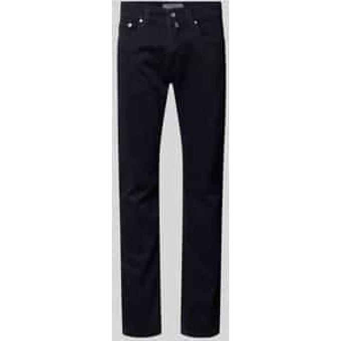 regular fit jeans met labeldetail model 'Lyon'