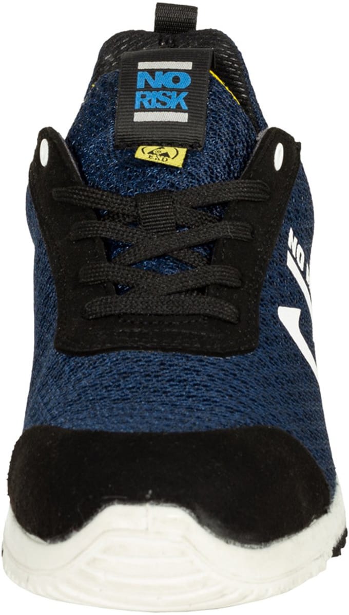 No Risk Schoen Gamer ESD Laag S1P SRC - Zwart/Blauw - 38