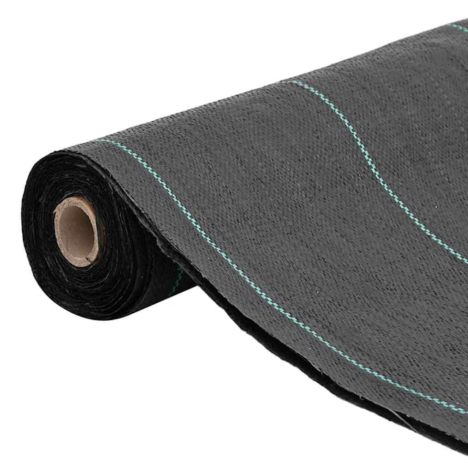 vidaXL - Worteldoek - 1,5x200 - m - polypropeen - zwart