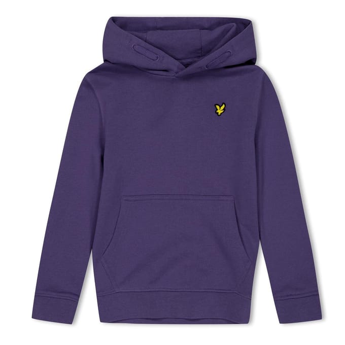 Lyle & Scott Kinder/Kinder Logo Trekkoord Hoodie (Graystone)