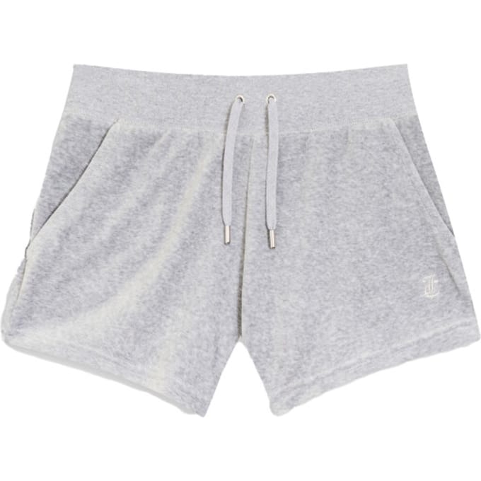 Juicy Couture Classic Velour Short With Back Pocket GRIJS - Maat M
