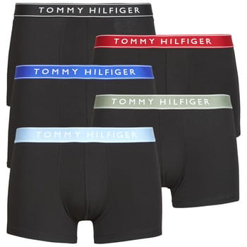 Tommy Hilfiger - 5-pack Boxershorts - Zwart met gekleurde logoband - M