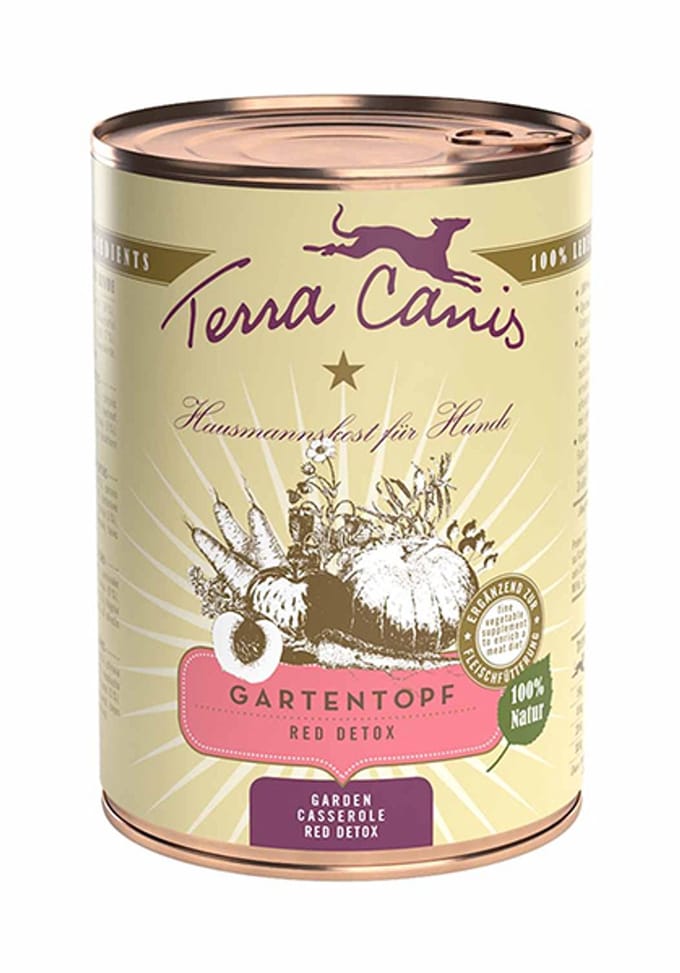 Terra Canis Groente & Fruit Menu Rode Detox - 6 x 400 g