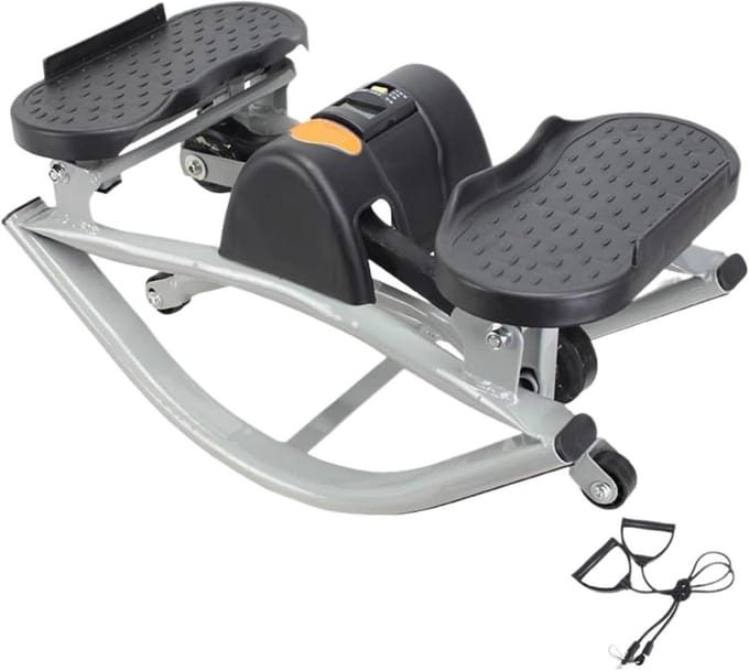 Compacte Stepper - Zijwaartse Trainer - Beentraining Thuis - Stille Werking - 6.5 kg - Meerkleurig
