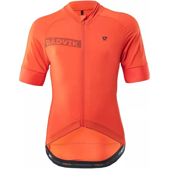 Radvik Bravo Jr Korte Mouw Wielertrui Oranje 152 cm Kinderen