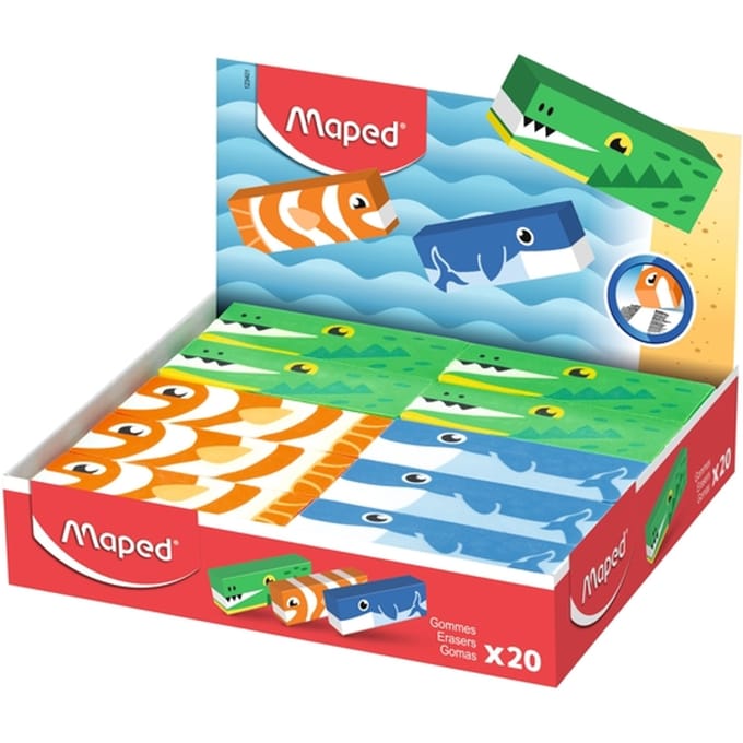 Gum Maped Animals display à 20 stuks assorti
