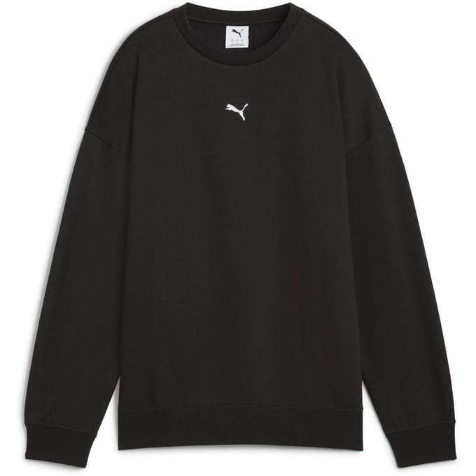 Puma Dames/dames Oversized Sweatshirt (Zwart)