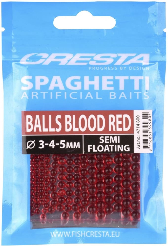Cresta Spaghetti Balls Blood Red