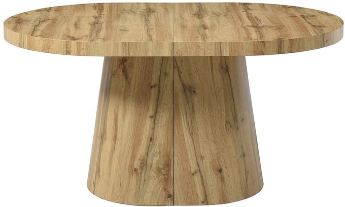 Vente-unique Uitschuifbare eettafel voor 6 tot +12 personen van MDF - Licht naturel - CLOEVA